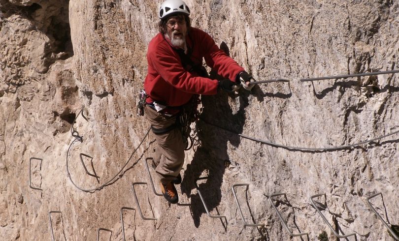 Ra Climbing Foreign France Via Ferata