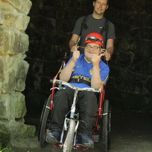 Ra Families Wheel Chair Caving