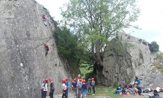 1 Ra Climbing Tilberthwaite 2